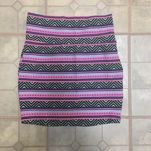 (160) Aztec-style maxi skirt